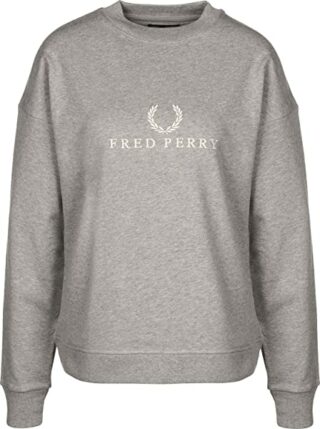 Fred Perry G3110 Pullover Damen, Grau