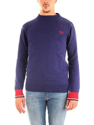 Fred Perry K7510 Pullover Herren, Blau