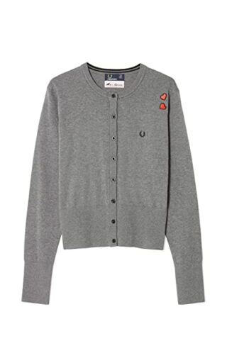 Fred Perry SK9036 Cardigan Herren, Grau