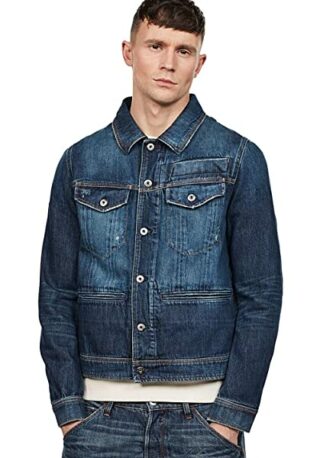 G-STAR RAW Dunkle Jeansjacke Herren, Bunt