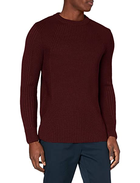 G-Star Raw 3D Wool Biker Pullover Herren, Lila G-Star Raw 3D Wool Biker Pullover Herren, Lila