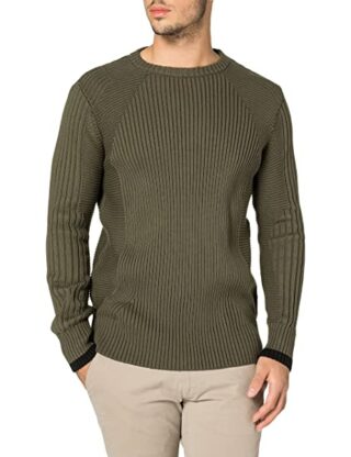 G-Star Raw 3d Biker Strickpullover Herren, Grün