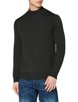 G-Star Raw Premium Core Mock Turtle Pullover Herren, Grau