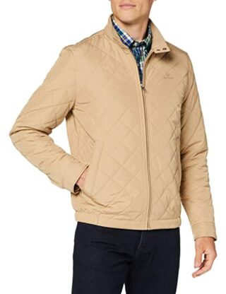 GANT Quilted Windcheater Jacke Steppjacke Herren, Beige