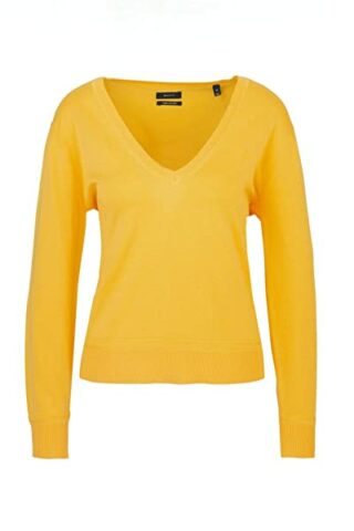 GANT V-Ausschnitt Pullover Damen, Gelb