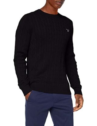 Gant Strickpullover Herren, Schwarz