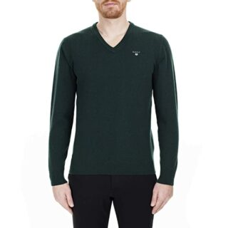 Gant V-Ausschnitt Pullover Herren, Grün