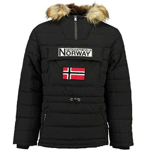 Geographical Norway CASIMODO Parka Herren, Schwarz