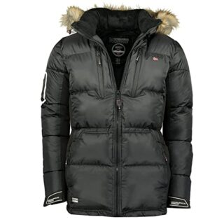 Geographical Norway Danone Daunenjacke Herren, Schwarz