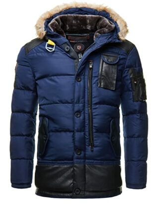 Geographical Norway Parka Herren, Blau