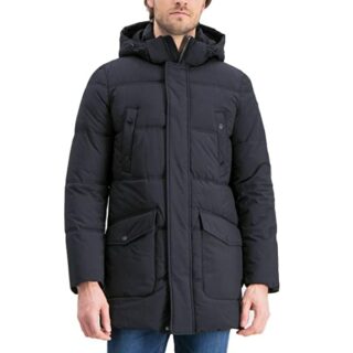Geox Broderick Parka Herren, Schwarz