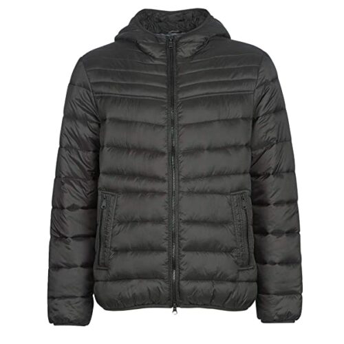 Geox M8428L T2501 Daunenjacke Herren, Schwarz