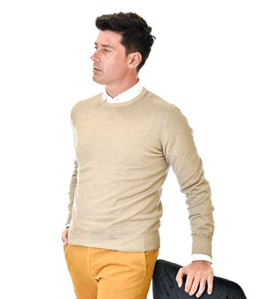 Gran Sasso Kaschmir Strickpullover Herren, Beige