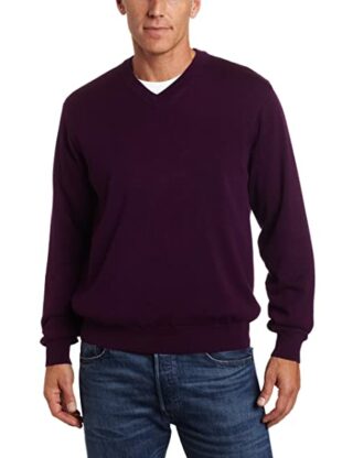 Greg Norman V-Ausschnitt Pullover Herren, Rot