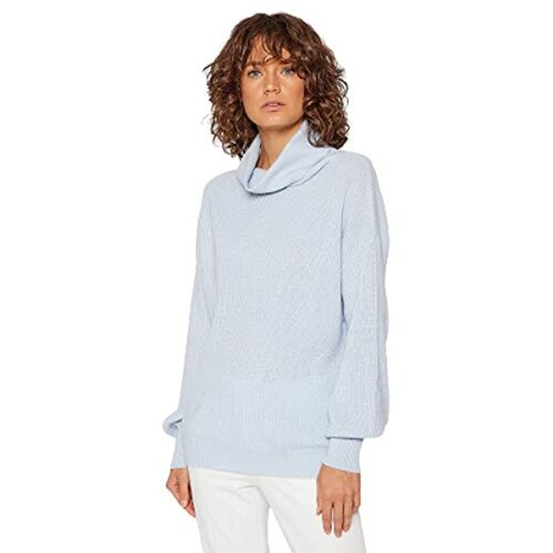 Guess Silvia Kaschmir Pullover Damen, Blau