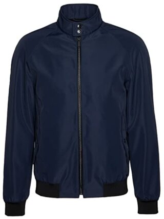 HUGO BERIK Jacke Blouson Herren, Blau