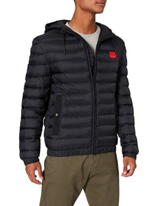 HUGO Steppjacke Herren, Schwarz
