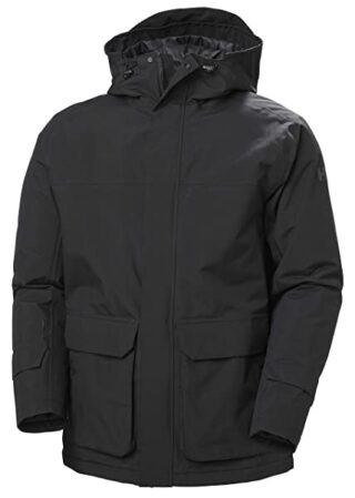 Helly Hansen Utility Insulated Regenmantel Herren, Schwarz
