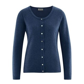 HempAge Cardigan Damen, Blau