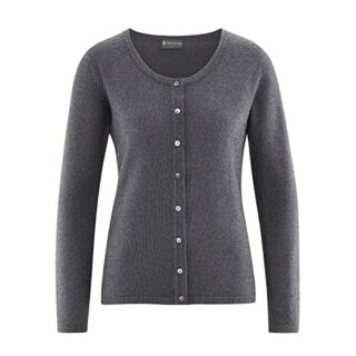 HempAge Cardigan Damen, Grau