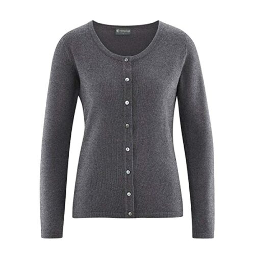 HempAge Cardigan Damen, Grau