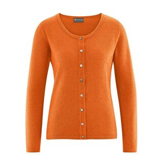 HempAge Cardigan Damen, Orange
