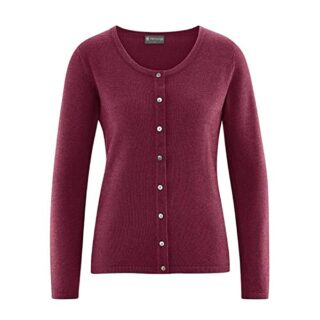 HempAge Cardigan Damen, Rot