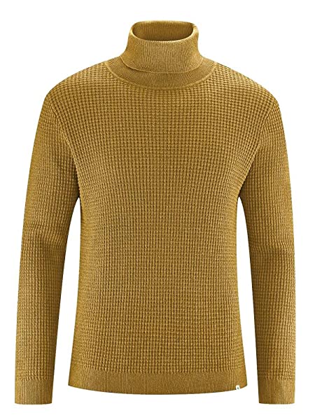 HempAge Rollkragen Pullover Herren, Beige HempAge Rollkragen Pullover Herren, Beige