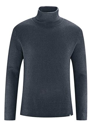 HempAge Rollkragen Pullover Herren, Grau