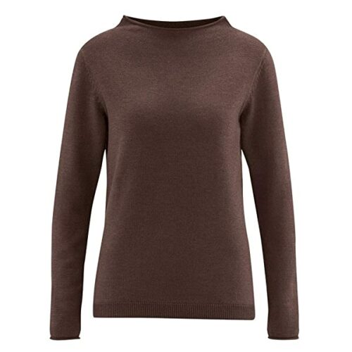 HempAge Strickpullover Damen, Braun