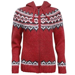 ICEWEAR Brynja Cardigan Damen, Rot