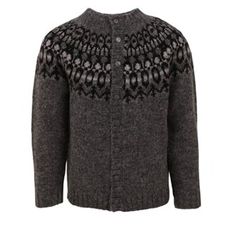 ICEWEAR Fróði Strickjacke Herren, Grau