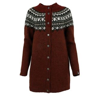 ICEWEAR Fróðný Cardigan Damen, Rot
