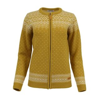 ICEWEAR Hákonía Strickjacke Damen, Gelb