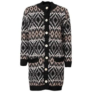 ICEWEAR Þórdís Strickjacke Damen, Schwarz