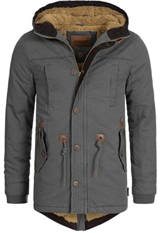 Indicode Barge Parka Herren, Grau