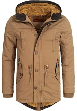 Indicode Barge Parka Herren, Orange