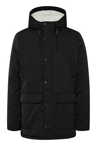 Indicode Eckbert Parka Herren, Schwarz