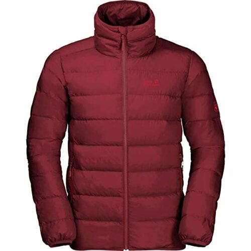 Jack Wolfskin Helium High Daunenjacke Herren, Rot