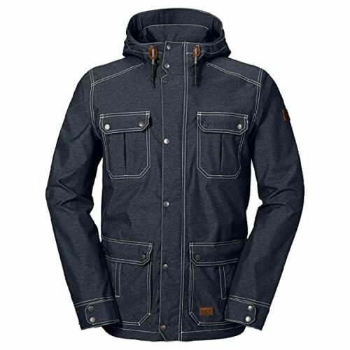 Jack Wolfskin Jacke Katoro Texapore Jeansjacke Herren, Blau
