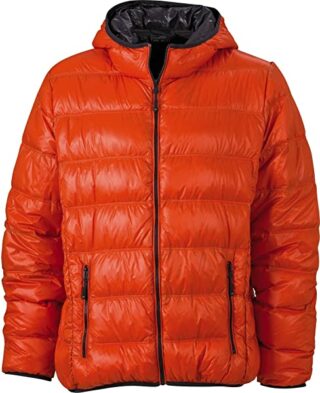 James & Nicholson Daunenjacke Herren, Orange
