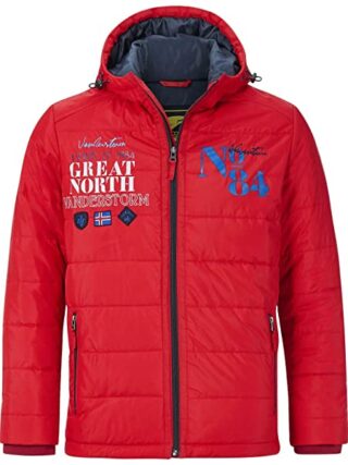 Jan Vanderstorm Aiko Steppjacke Herren, Rot