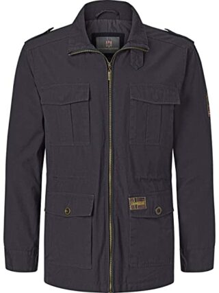 Jan Vanderstorm Feldjacke Herren, Schwarz