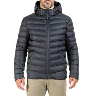Jeep Piumino Daunenjacke Herren, Schwarz