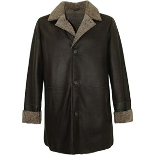 Jilani Ledermantel Herren, Braun