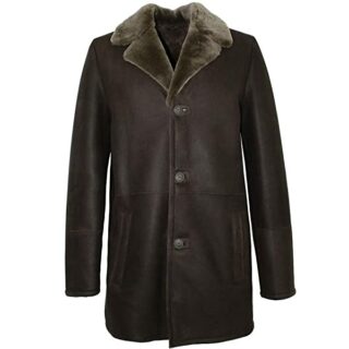 Jilani Ledermantel Herren, Braun
