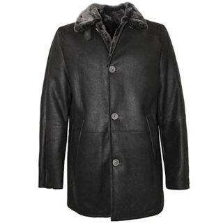 Jilani Ledermantel Herren, Braun