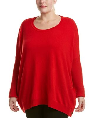 Joan Vass Kaschmir Pullover Damen, Rot