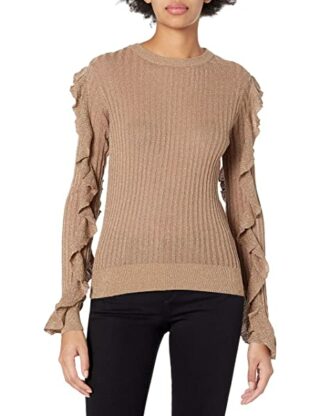 Joiej Beza Strickpullover Damen, Gelb