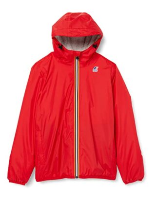 K-Way Regenmantel Herren, Rot